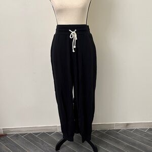 Threads 4 Thought Black Joggers with White Drawstring